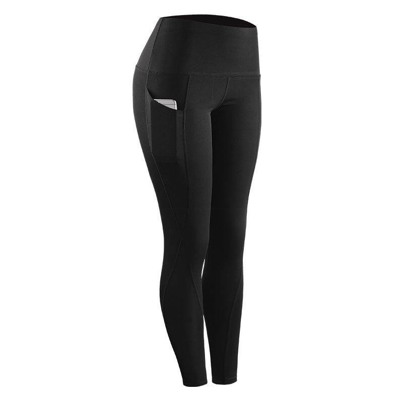 Women Compression Skinny Fitness Leggings Women Stretch Sportswear Casual Leggings Pants with Pocket - Clothing Personality