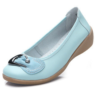 Wedges women's shoes leather tendon bottom rhinestones England white shoes