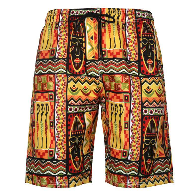 Men's Beach Pants Casual Shorts Octopus Amazon Plus Size Sweatpants - Clothing Personality