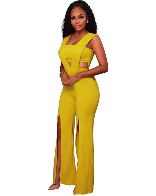 Sexy Bandage Jumpsuit Dress - Clothing Personality