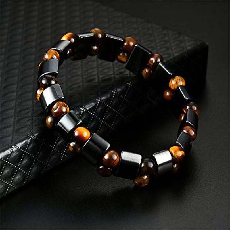 Personality Black Gall Eye Stone Tiger Stone Exquisite Bracelet Magnetic - Clothing Personality