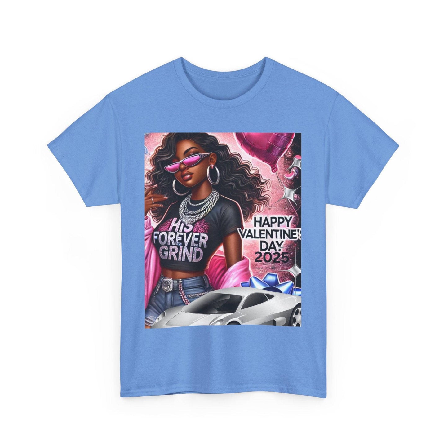 Celebrate Your Love with Our Limited Edition "His Forever Grind" Valentine's Day T-Shirt - Clothing Personality