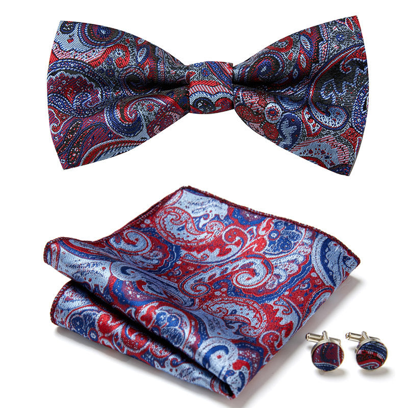 Three Piece Set Of Stylish Bow Ties - Clothing Personality