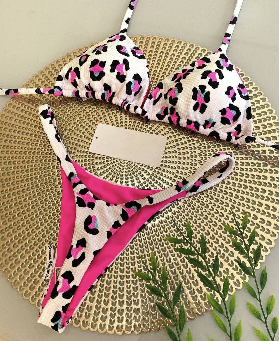 Printed Swimsuit Beach Sexy Bikini Swimwear Women's Swimsuit - Clothing Personality