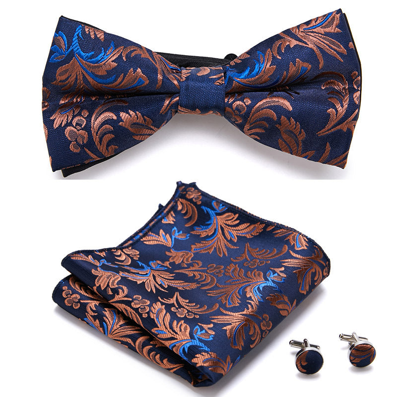 Three Piece Set Of Stylish Bow Ties - Clothing Personality