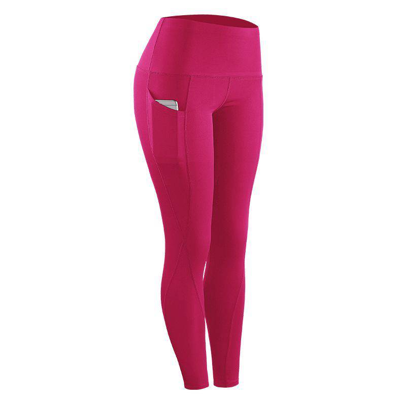 Women Compression Skinny Fitness Leggings Women Stretch Sportswear Casual Leggings Pants with Pocket - Clothing Personality