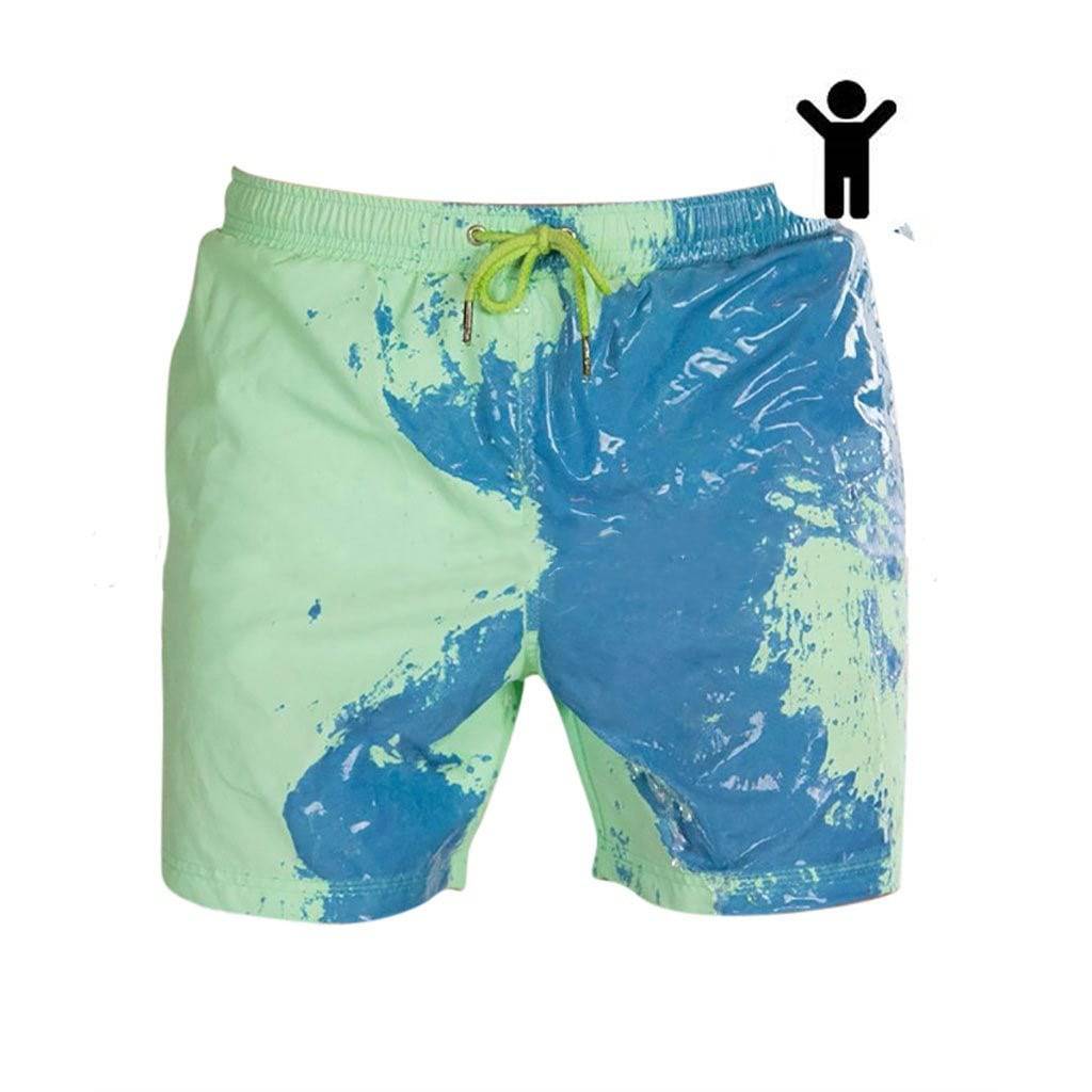 Magical Change Color Beach Shorts Summer Men Swimming Trunks Swimwear Swimsuit Quick Dry bathing shorts Beach Pant - Clothing Personality