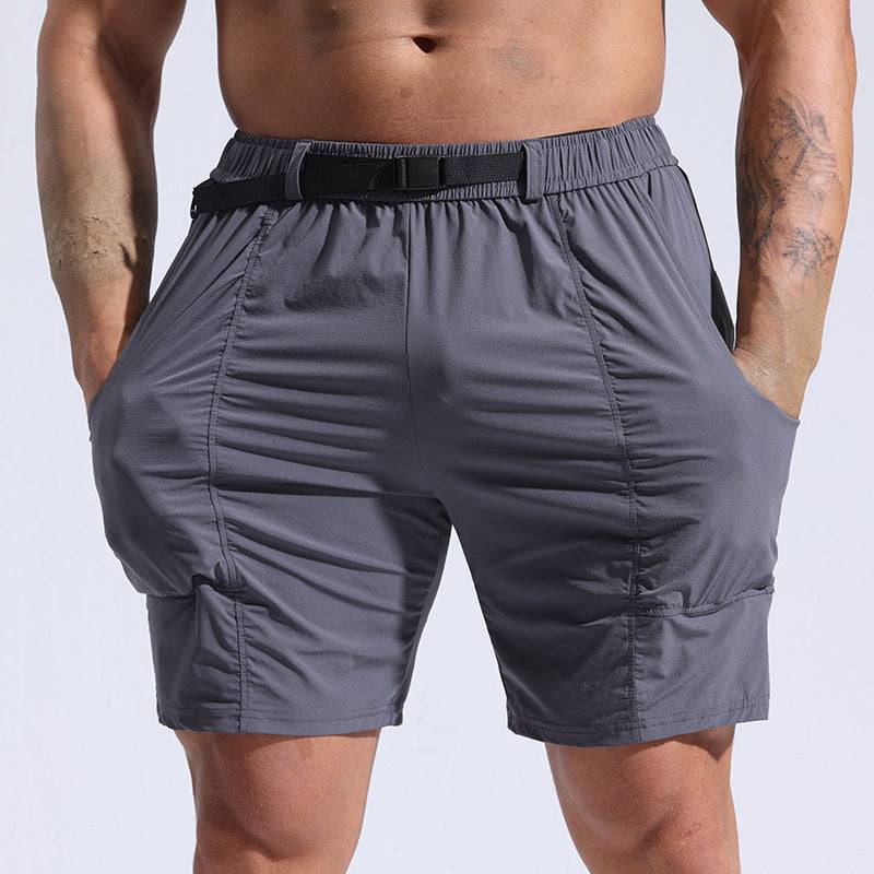 Athletic Shorts For Men With Pockets And Elastic Waistband Cargo Shorts - Clothing Personality