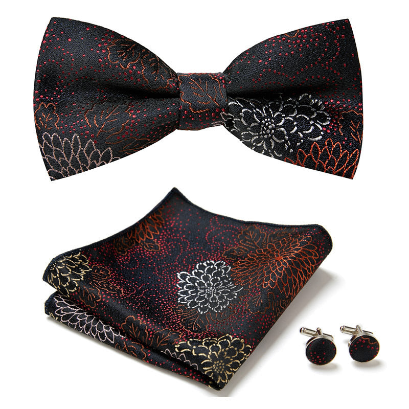 Three Piece Set Of Stylish Bow Ties - Clothing Personality