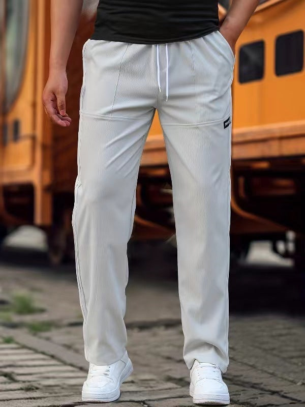 Spring And Autumn Men's Comfort And Casual Trousers Loose All-matching - Clothing Personality
