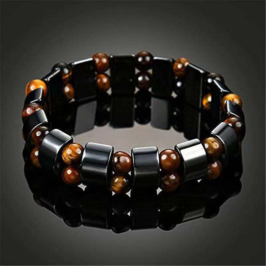 Personality Black Gall Eye Stone Tiger Stone Exquisite Bracelet Magnetic - Clothing Personality