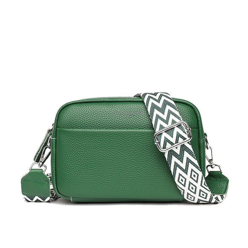Fashion Shoulder Crossbody Bags With Rhombus Embroidered Wide Shoulder Strap Cute Small Square Bag Women - Clothing Personality