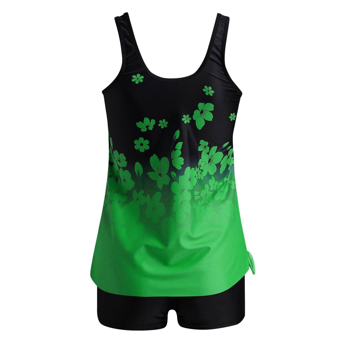 Women's Gradient Print High Waist Tankini Skirt - Clothing Personality