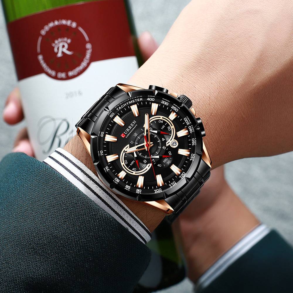 Curren Men's Blue Business Wristwatch - Clothing Personality