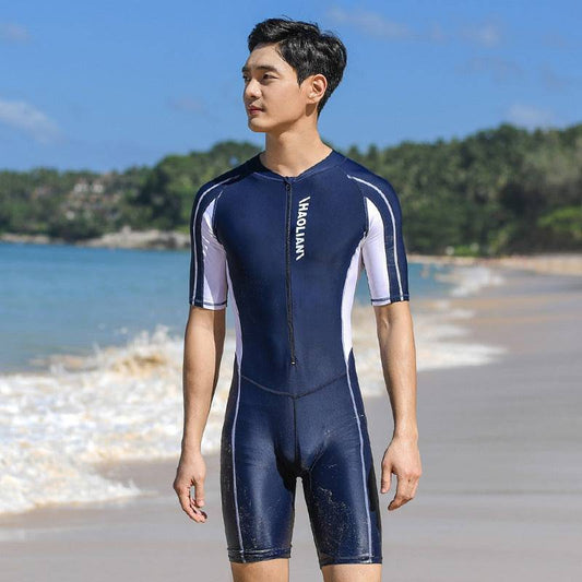 Men's Sun Protection Diving Swimsuit Quick Drying Clothes - Clothing Personality