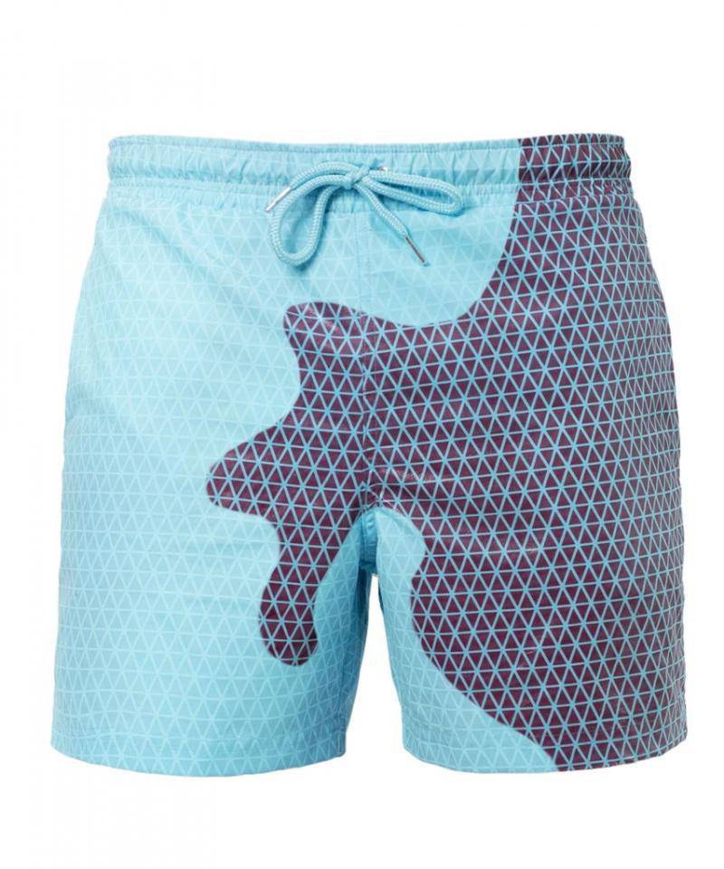 Magical Change Color Beach Shorts Summer Men Swimming Trunks Swimwear Swimsuit Quick Dry bathing shorts Beach Pant - Clothing Personality