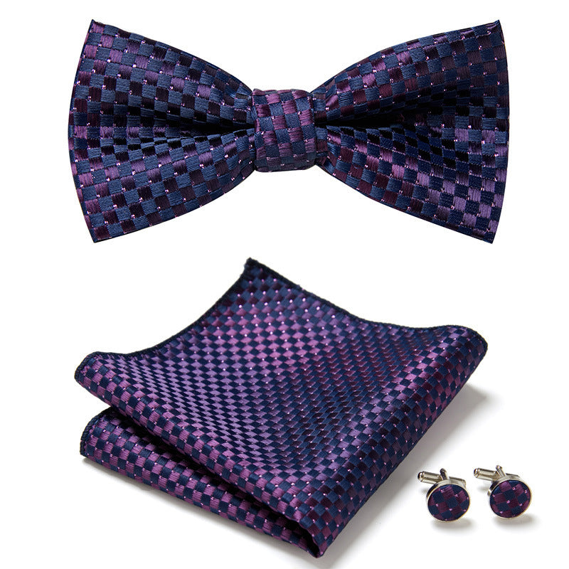Three Piece Set Of Stylish Bow Ties - Clothing Personality