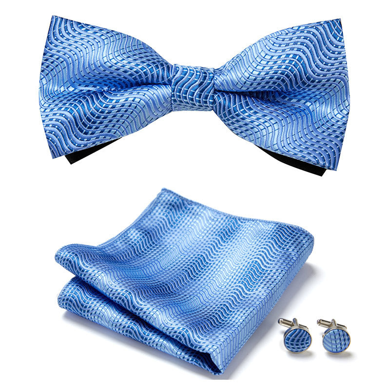 Three Piece Set Of Stylish Bow Ties - Clothing Personality