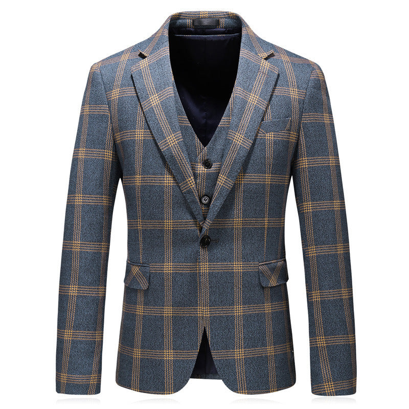 Men's Business Wedding Dress Suit Set - Clothing Personality