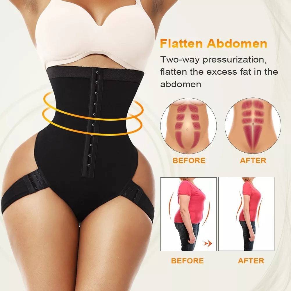 Tummy Tuck Waist-breasted Hip-lifting Trousers - Clothing Personality