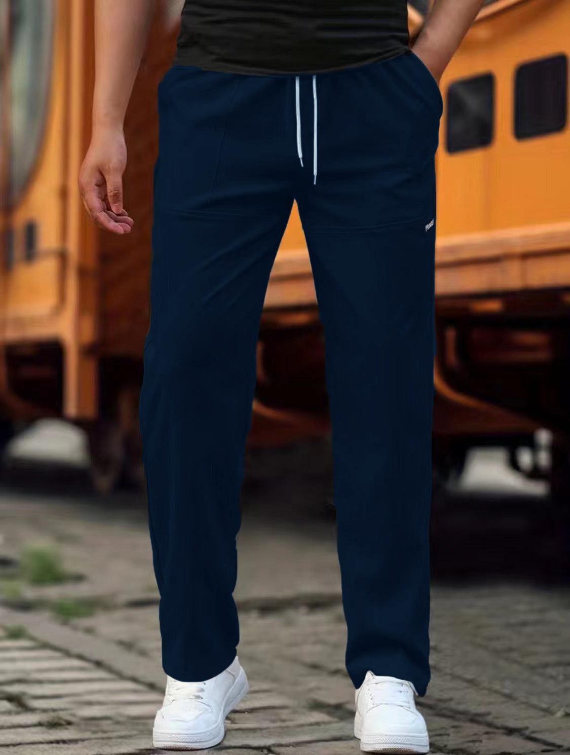 Spring And Autumn Men's Comfort And Casual Trousers Loose All-matching - Clothing Personality