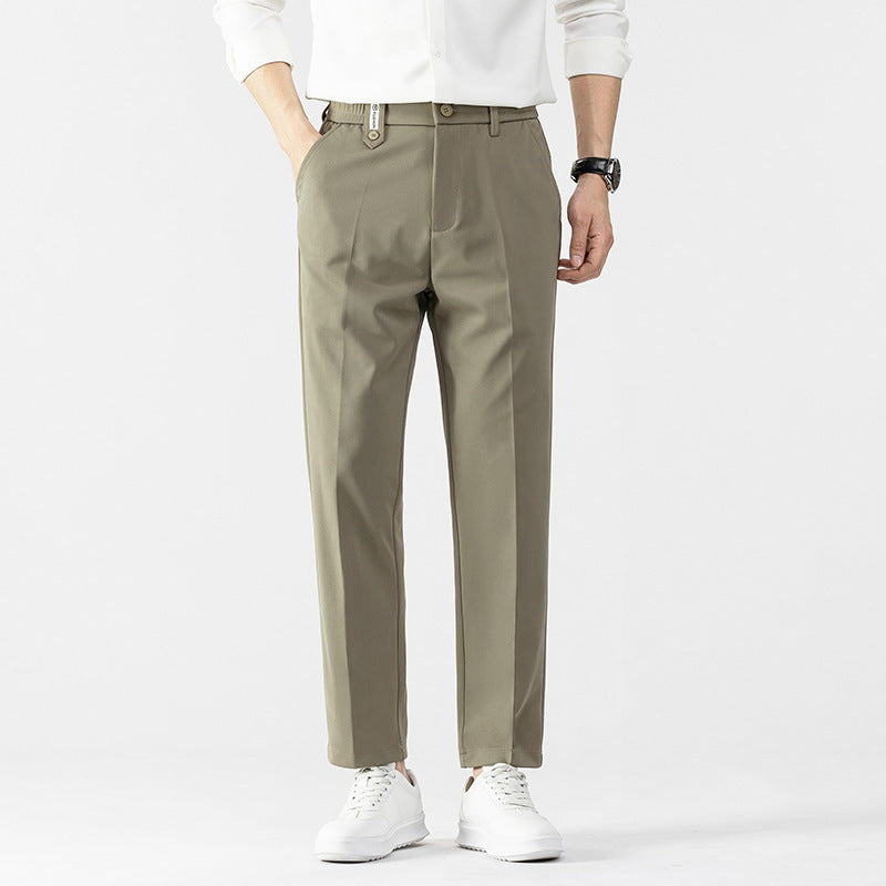 Spring Men's Pants Straight Loose Casual Pants - Clothing Personality