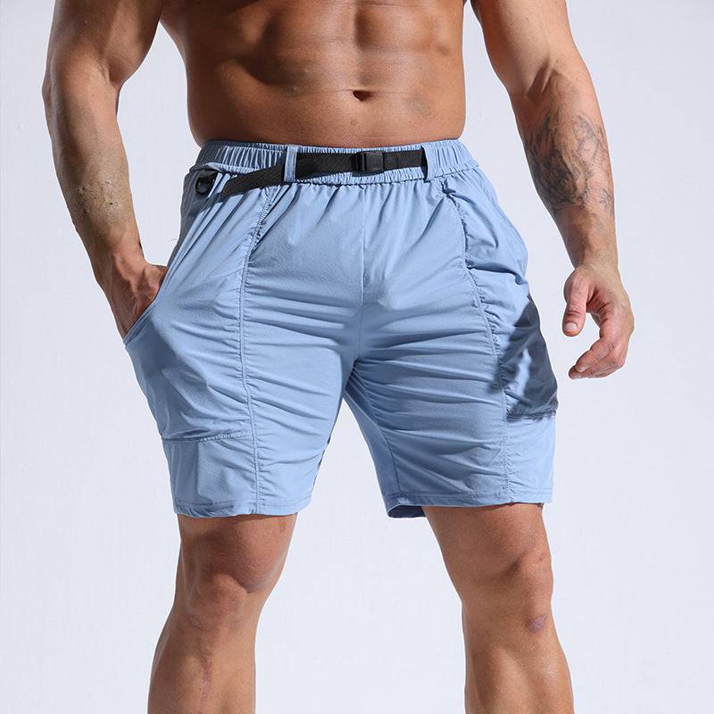 Athletic Shorts For Men With Pockets And Elastic Waistband Cargo Shorts - Clothing Personality