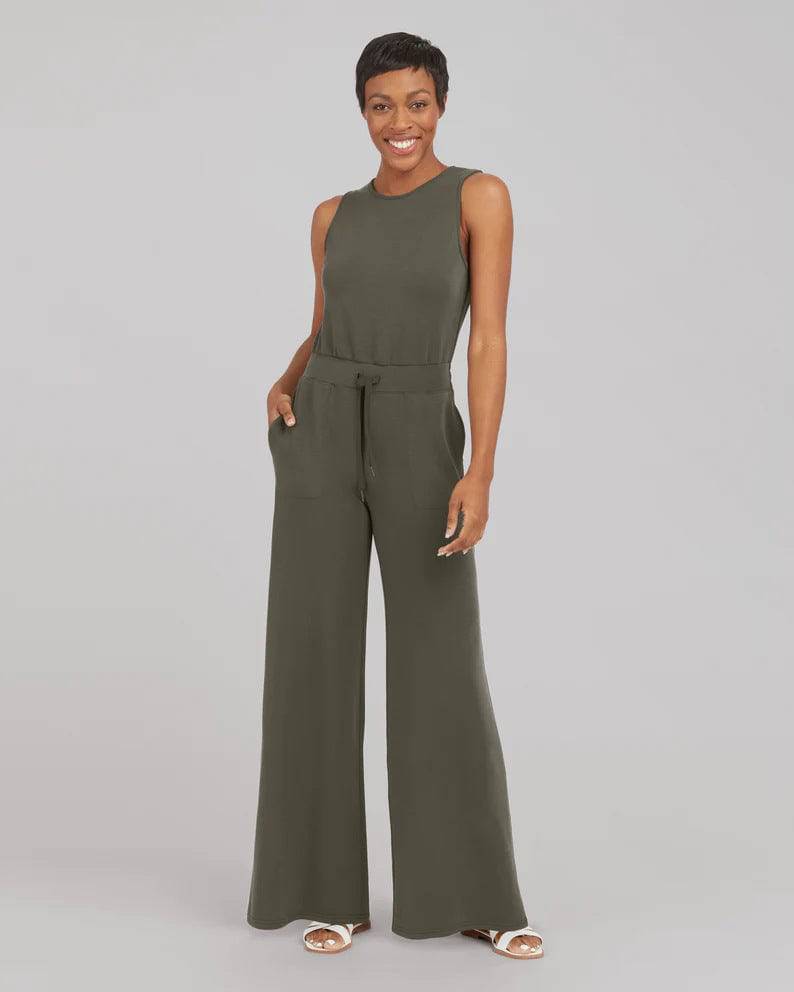 Women's Fashionable Lace Up Jumpsuit Pants - Clothing Personality