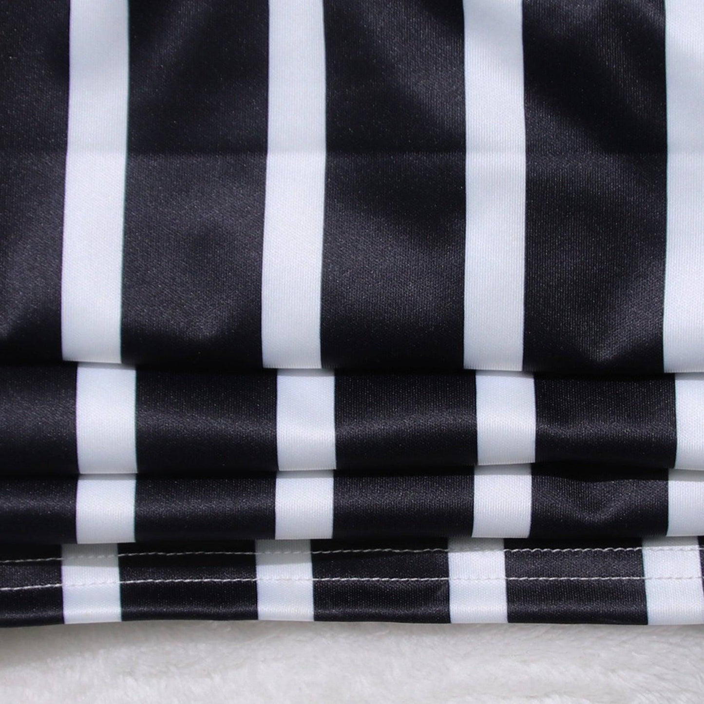 Fashion Casual Women's Striped Wide Leg Pants Summer - Clothing Personality
