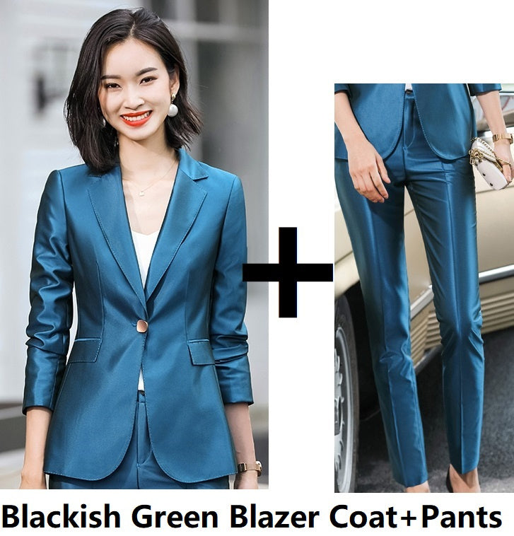 Acetate Suit Suit Female High Sense Professional Wear - Clothing Personality