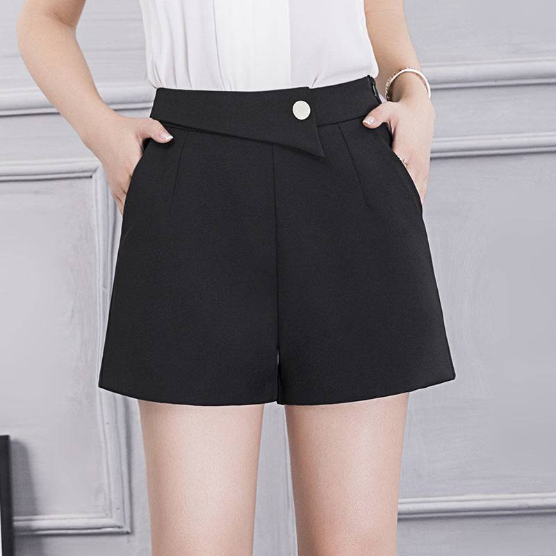 Women's Summer Wide Leg Chino Mom Shorts - Clothing Personality