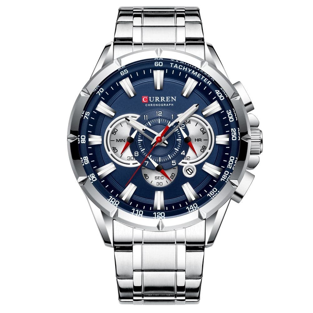 Curren Men's Blue Business Wristwatch - Clothing Personality