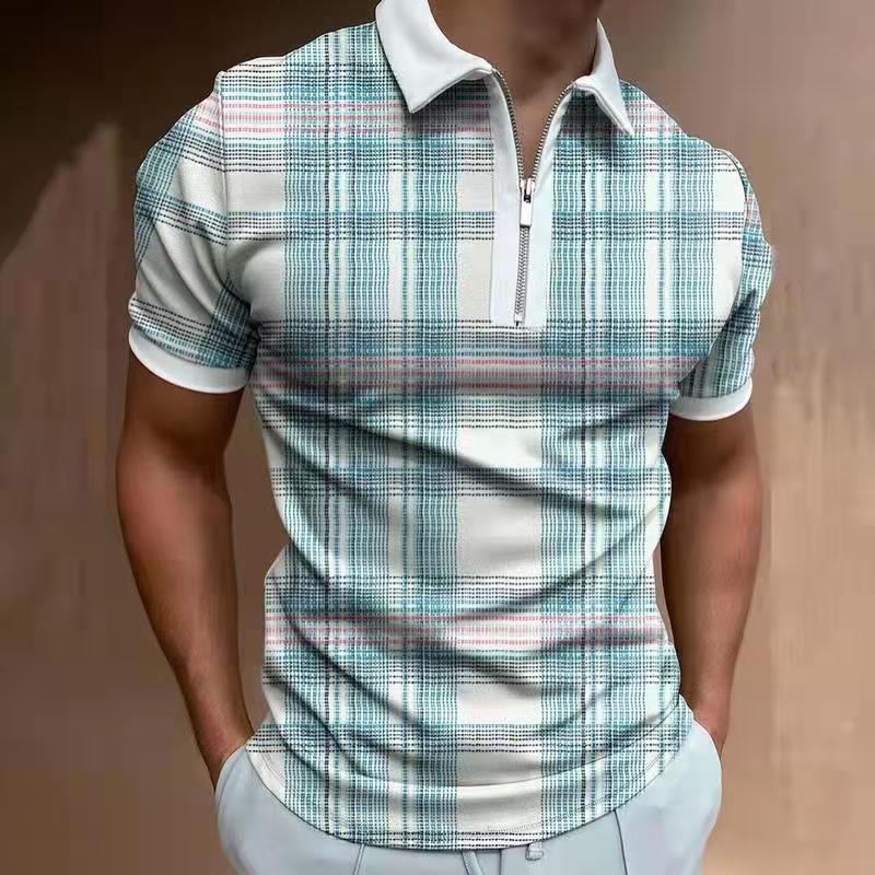 Men's Polo Shirt Men Solid Polo Shirts Brand Men Short-Sleeved Shirt Summer Shirt Man Clothing - Clothing Personality