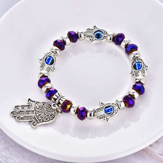 Devil's Eye Beaded Bracelet - Clothing Personality