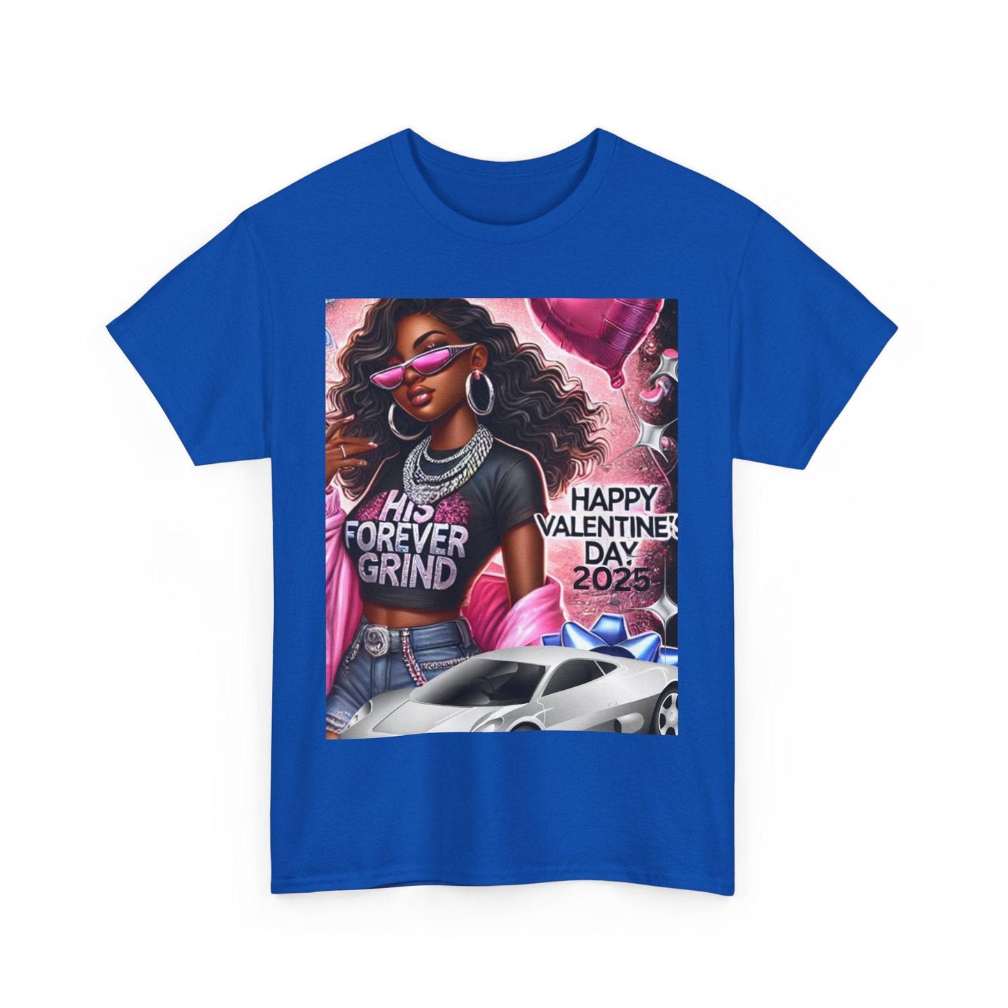 Celebrate Your Love with Our Limited Edition "His Forever Grind" Valentine's Day T-Shirt - Clothing Personality