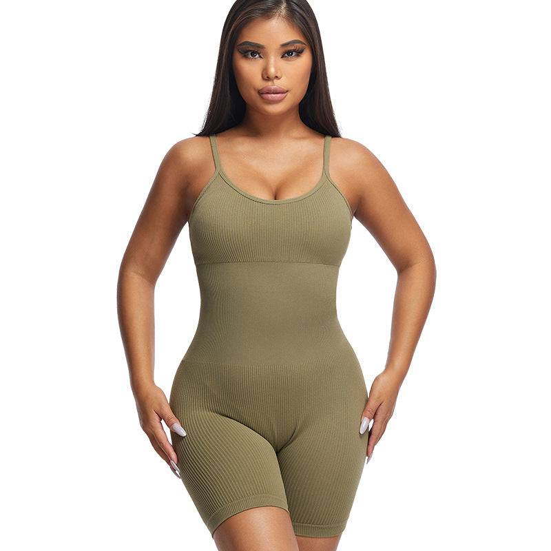 One-piece Corset Women's Hip Lifting Beauty Back Fitness - Clothing Personality