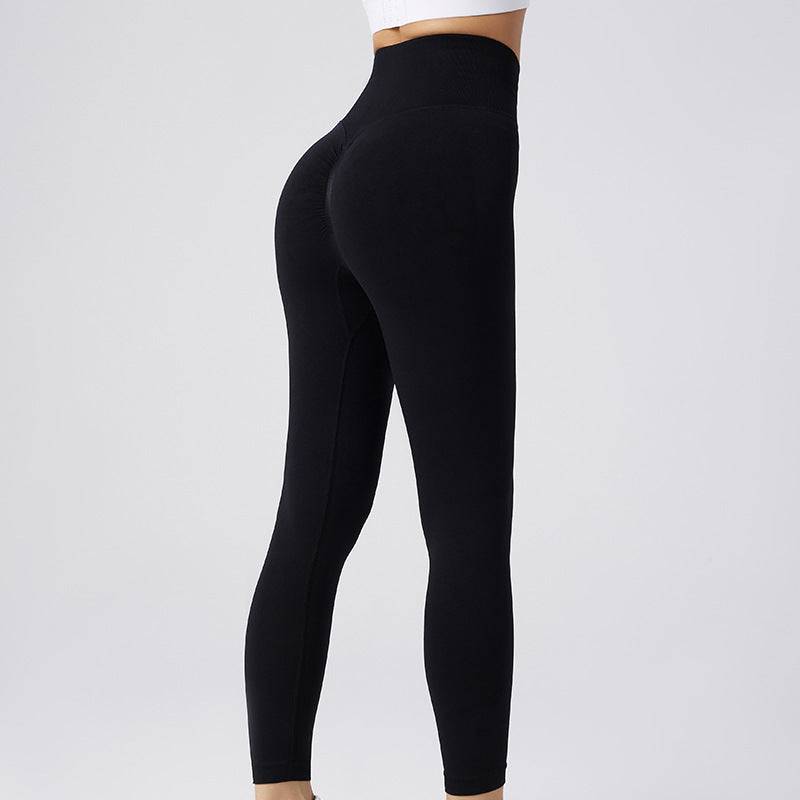 Seamless Leggings Yoga Pants Tummy Control Workout Running Yoga Leggings For Women - Clothing Personality