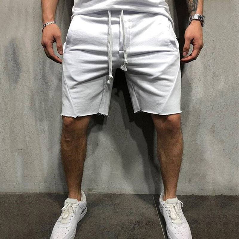 summer mens gym sports sport grey shorts for men - Clothing Personality