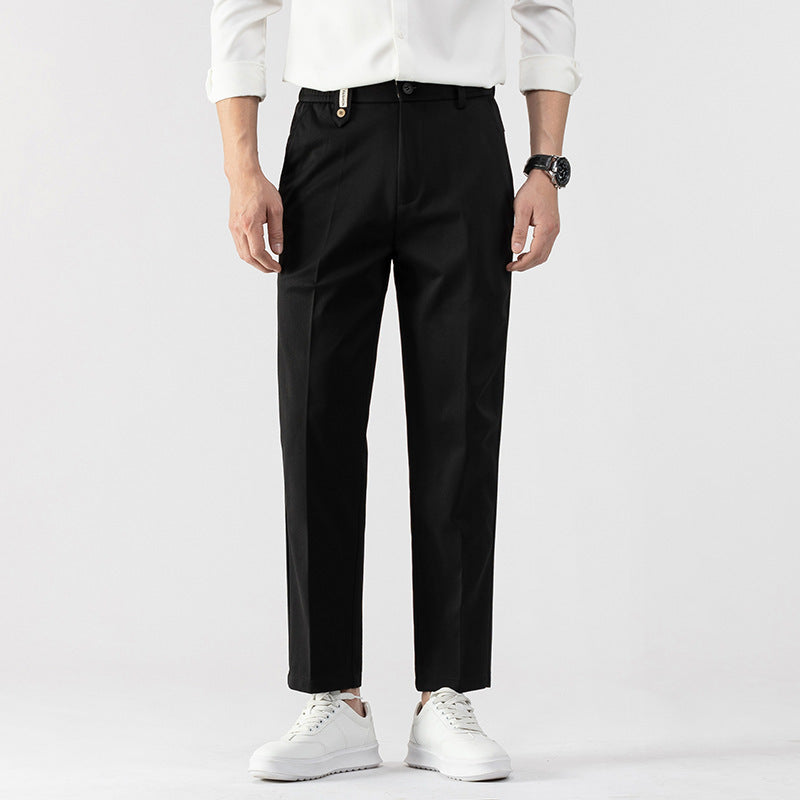 Spring Men's Pants Straight Loose Casual Pants - Clothing Personality