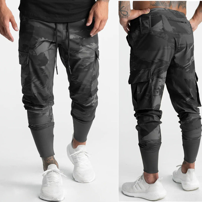 Fitness Sports Men Casual Loose Thin Woven Workwear Joggers - Clothing Personality