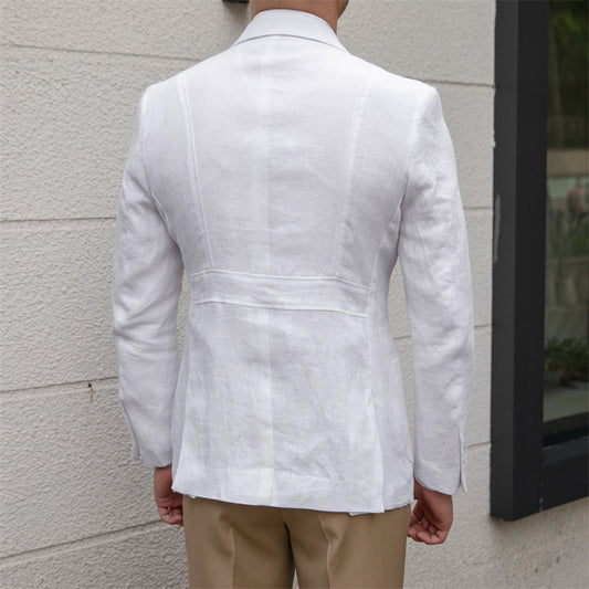 Thin Breathable Linen Casual Suit All-match Jacket - Clothing Personality
