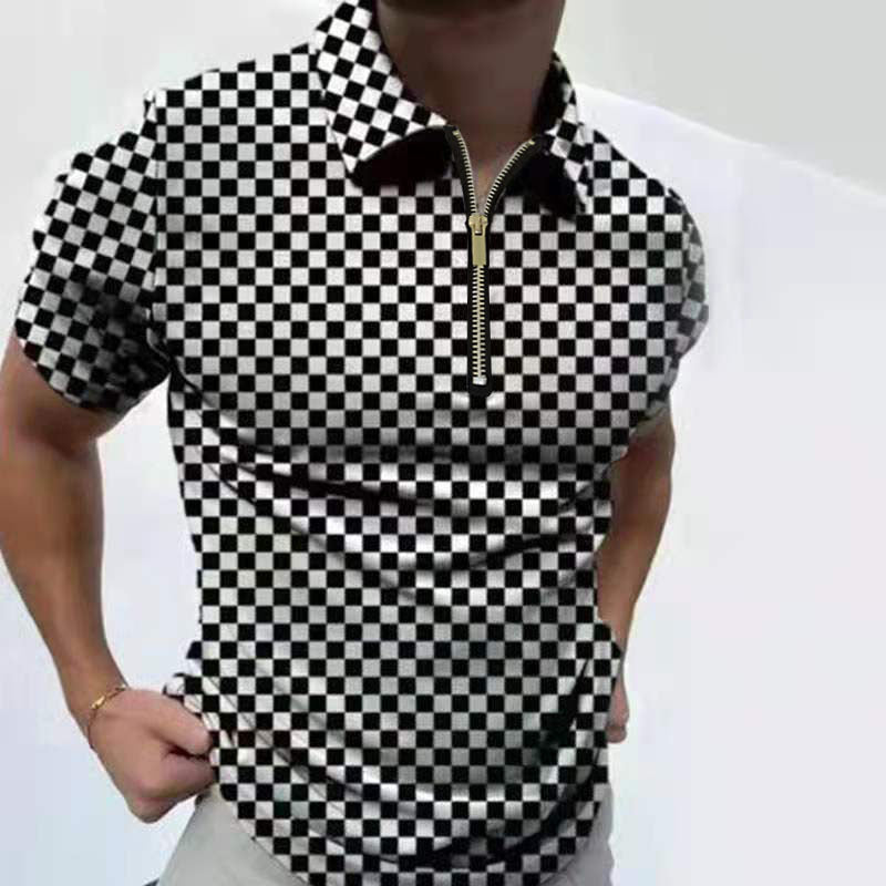 Men's Polo Shirt Men Solid Polo Shirts Brand Men Short-Sleeved Shirt Summer Shirt Man Clothing - Clothing Personality