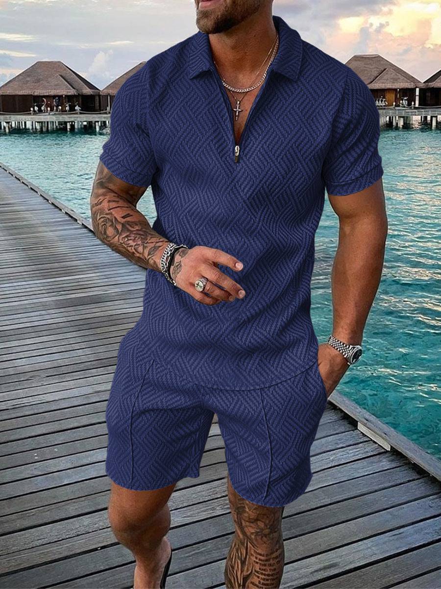 Fashion Personality Sports Casual Men's Suit - Clothing Personality
