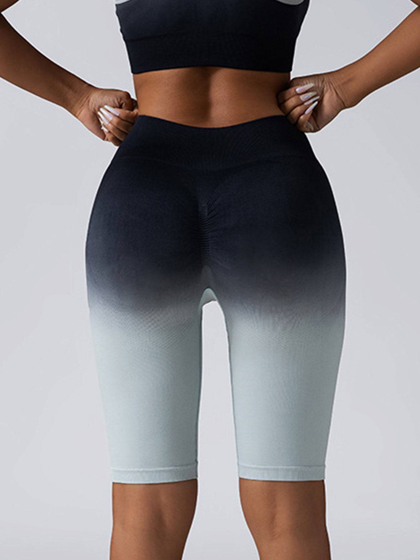 3 Pack Women Workout Shorts Scrunch Shorts Seamless High Waisted Contour Gym Yoga Biker Shorts - Clothing Personality