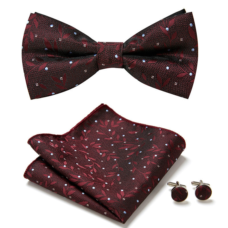 Three Piece Set Of Stylish Bow Ties - Clothing Personality