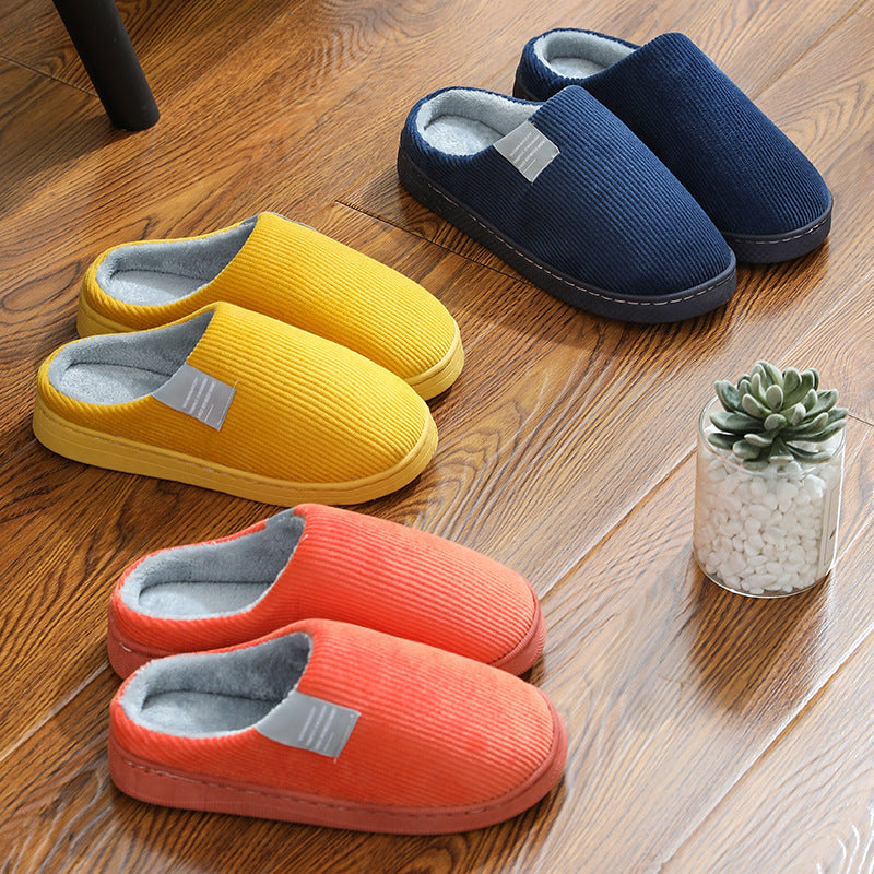 Non Slip Soft Soled Thickened Warm Home Cotton Slippers