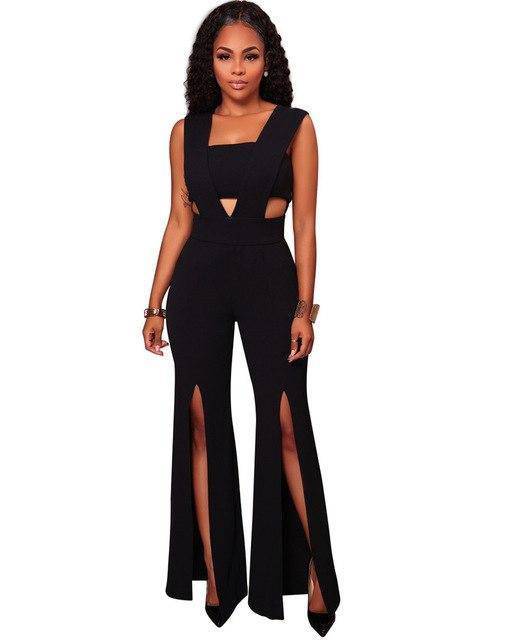Sexy Bandage Jumpsuit Dress - Clothing Personality