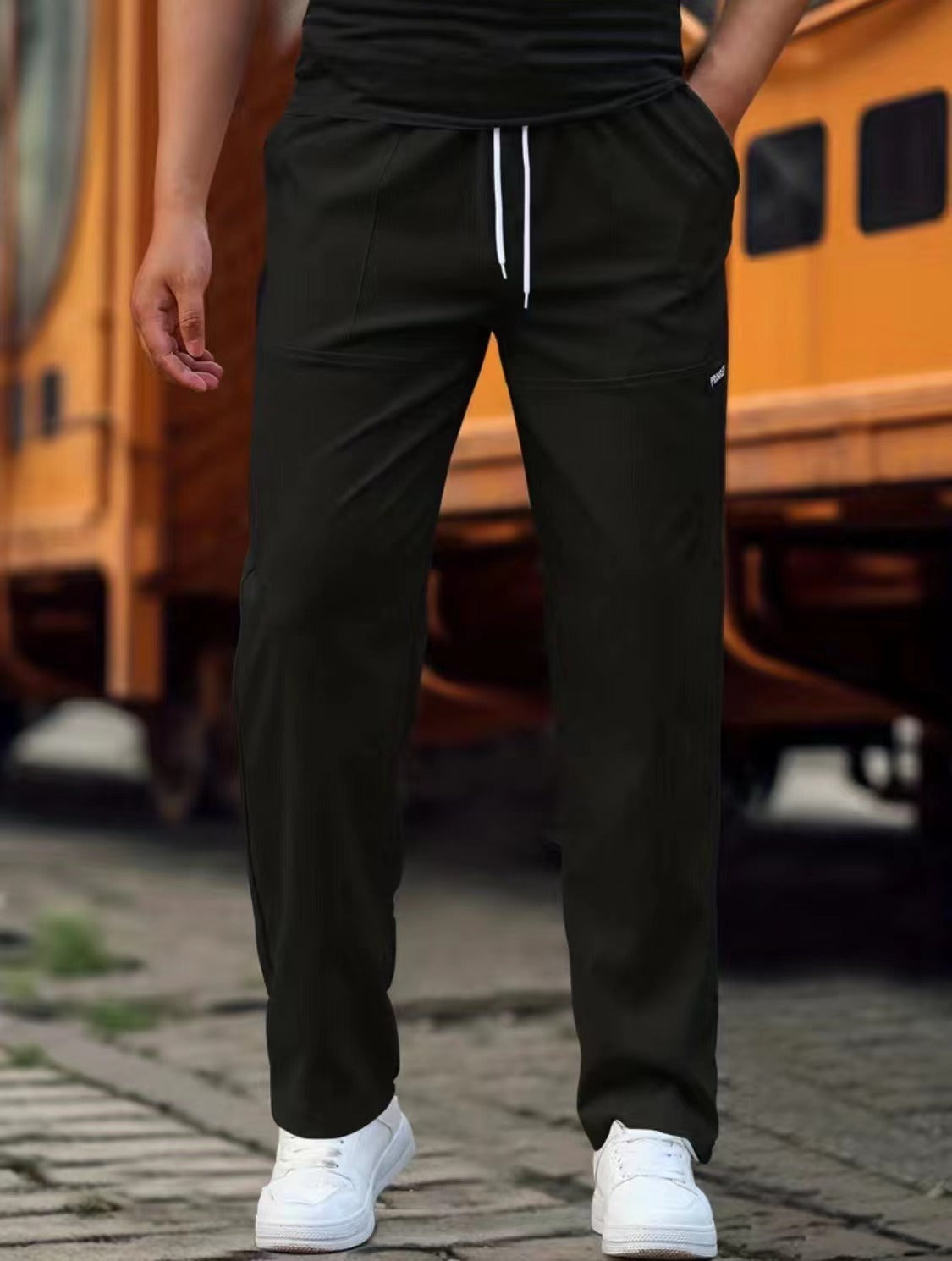 Spring And Autumn Men's Comfort And Casual Trousers Loose All-matching - Clothing Personality