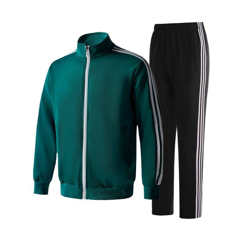 Three Bars Casual Long Sleeve Coat Plus Size Sportswear - Clothing Personality