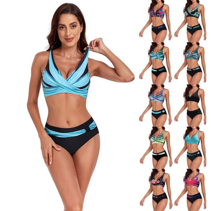 New Beach Split Swimsuit Summer Lady Sexy Halter Bikini - Clothing Personality